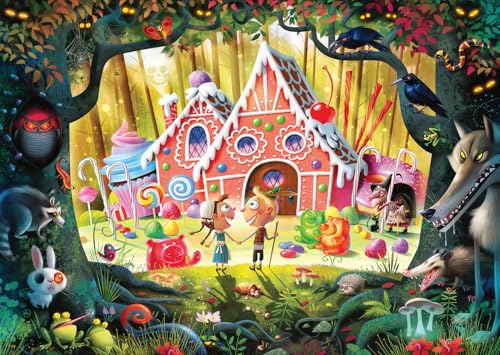 Ravensburger Dean Macadam Hansel and Gretel Beware! 1000 Piece Jigsaw Puzzle for Adults - 12000415 - Handcrafted Tooling, Made in Germany, Every Piece Fits Together Perfectly - style: Hansel and Gretel Beware!