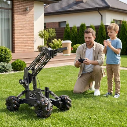 VANLINNY Robotic Arm Kits, DIY Educational Building Set with 4 DOF, Remote Control Toy Set for Boys and Girls 8-14, Science Entry-Level for School STEM Project, Birthday Xmas Gift for Kids Adults