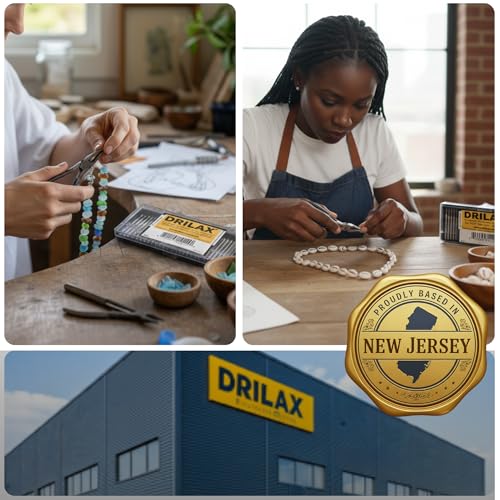 Drilax 3mm Diamond Drill Bits (1/8") 30 pcs Diamond Drill Bits for Stone, Glass, Sea Shells, Gemstones Compatible with Dremel Diamond Tipped Drill Bit Set - size: 3mm