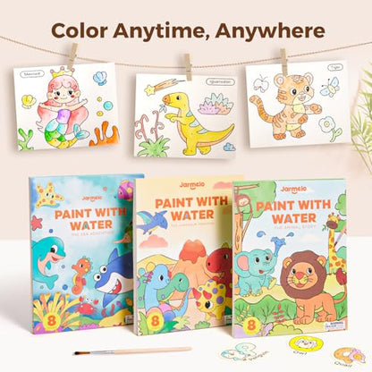Jar Melo Paint with Water Books for Toddlers, Animals - style: Animals