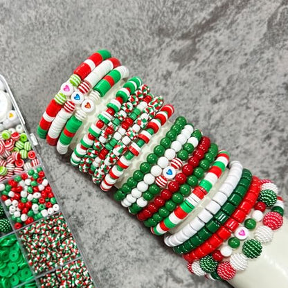 Italy Italian Mexico Mexican Christmas Clay Beads Bracelets Making Kit