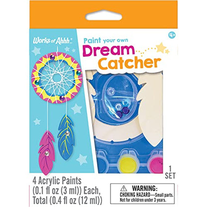 Works of Ahhh Mini Craft Set - Dream Catcher Build & Paint Family Craft Set - style: Dreamcatcher