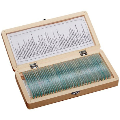 AmScope PS50A Prepared Microscope Slide Set, Biology & Pathology - style: Set