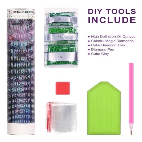 Ekuxom Owl Diamond Art Kits for Adults-5D Owl Diamond Painting - color: Owl