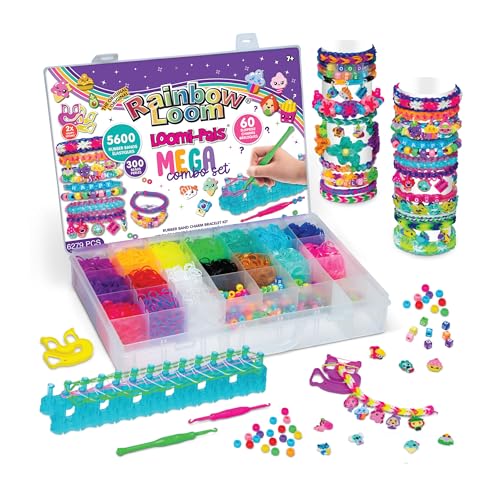 Rainbow Loom Loomi-Pals Mega Set - 5600 Bands, 60 Charms & RL2.0 Board