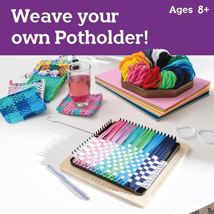 MindWare Make Your Own Potholder Weaving Loom Kit - Ages 8 and Up