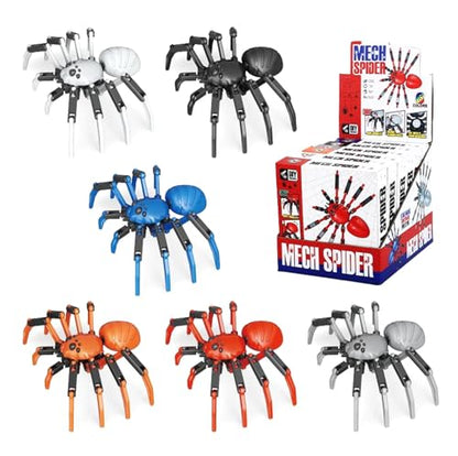 Spider Action Figure – 3D Printed Movable Multi-Jointed Collectible Model with Suction Cup (Assembly Required) - color: Multi-color Spider