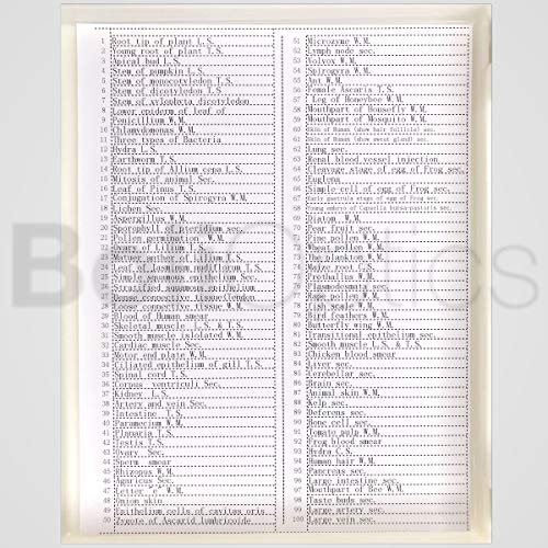 BoliOptics 100 Prepared Microscope Slides General Biology Specimen Set Plant Animal Human Anatomy Cells for Students Hobbyists Beginners Kids Homeschool, SL39901008