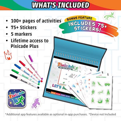 Abacus Brands Pixicade+ - Draw Your Own Video Game Maker, Kids Gift Ages 6+ - size: Pixicade+