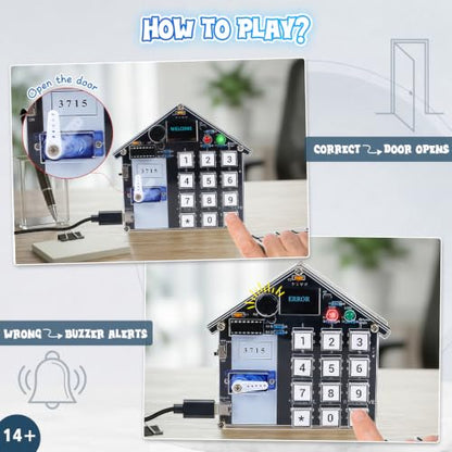 Soldering Practice Kit, DIY Code Lock Electronics Project