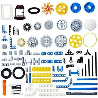 330PCS Building Kit, 12 in 1 STEM Toys with Electric Power Motor for Kids