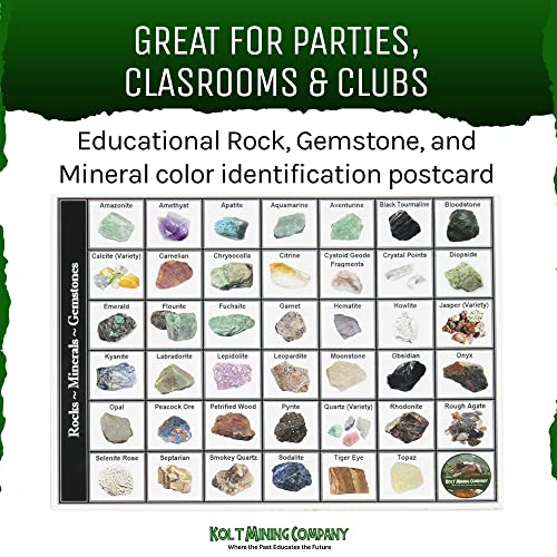 Rock Hound Emerald Kit - Real Gemstone, Crystal & Mineral Specimens - size: Emerald