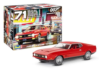 Revell 1971 Ford Mustang Mach 1 429 James Bond 007 Model Kit - 1:25 Scale