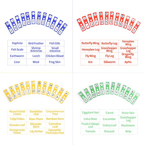 48pcs Plastic Prepared Microscope Slides - size: 48pcs