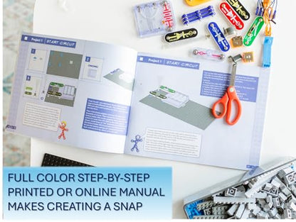 SNAP CIRCUITS BRIC Structures STEM Building & Electronics Kit, Ages 8+