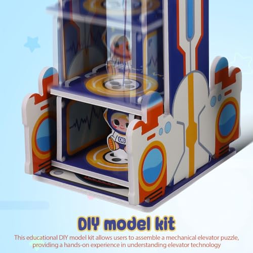 Toddmomy Elevator Toy Kids Science Kit Working Model School Project