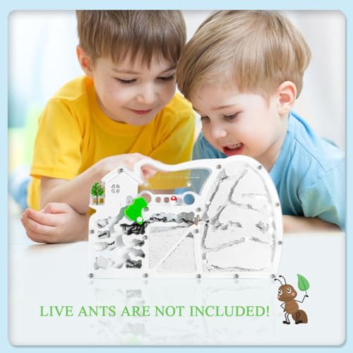 Ant Farm Castle, Sand Ant Colony Observation Kit for Kids - color: Beige