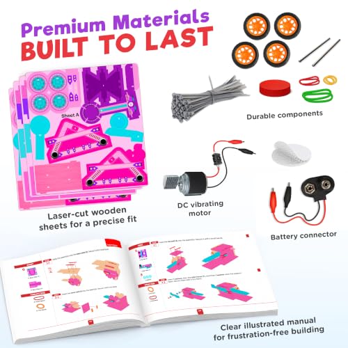 Doctor Jupiter Girls’ Engineering Kit for Kids Ages 8+, Birthday Gifts - style: Girls' Ultimate Engineering Kit: 8+