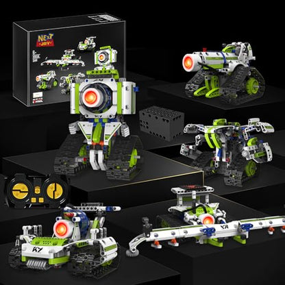 STEM Robot Building Kit Toys,2026 New 5 In1 STEM Toys Robotics Set for Kids - color: K96158