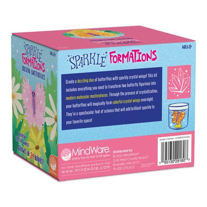 MindWare Sparkle Formations Crystal Butterflies Science Kit with Crystal