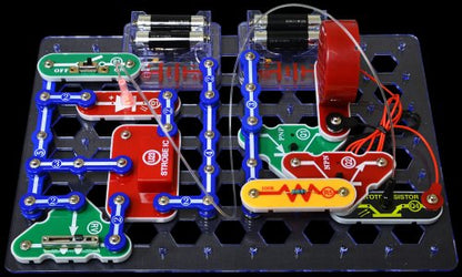 Snap Circuits SCL-175 Lights Electronics Exploration Kit | Over 175 Exciting STEM Projects | 4-Color Project Manual | 55 Snap Modules | Unlimited Fun