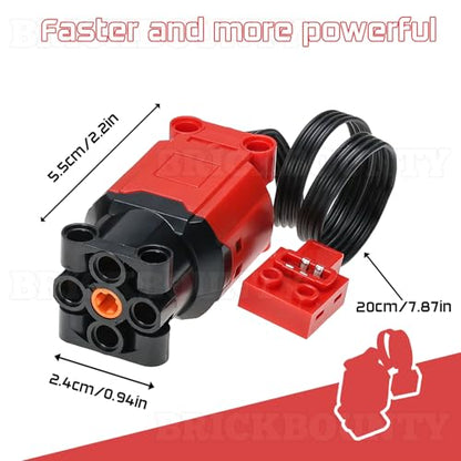46pcs Technic-Motor Set with Red-Burst-Monster-Motor Wide Compatibility