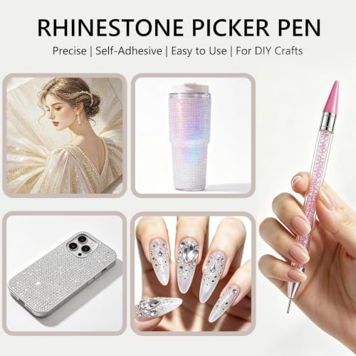 Bedazzling Tools Wax Pencil for Rhinestones Diamond Painting and Nail Art
