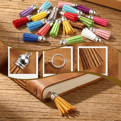 Youbay Key Chain Tassel Charm Jewelry Making 25 Colors