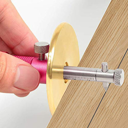 Generies Dovetail Jig Wheel Marking Gauge Wood Scribe Tool Set (14 Piece) - Bearing & Locked Cutters, Metal Pen, 10 Pencils, Woodworking Pencil for Soft Hard