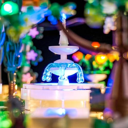 LED Lighting Compatible with Lego Fountain Garden 10359, Light Kit Compatible with Lego 10359 Fountain Garden, NOT Included The Model Set (Standard Version)