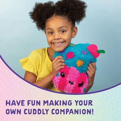 LatchKits Cupcake Pillow - Latch Hook Kits for Kids, Arts and Crafts, Yarn Art, Kids Crafts, Toys for Girls, Birthday Gift for Girls, Easy to Follow Pattern, Hook Included, Craft Kits, Ages 6+ - style: Cupcake Pillow