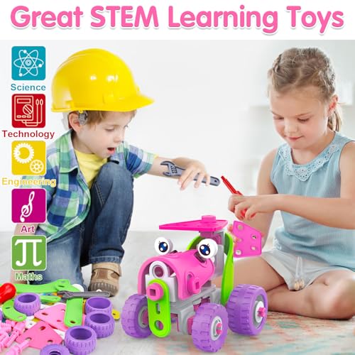 Tsomtto Educational STEM Toys for 4 5 6 7 8+ Year Old Girl Birthday Gifts