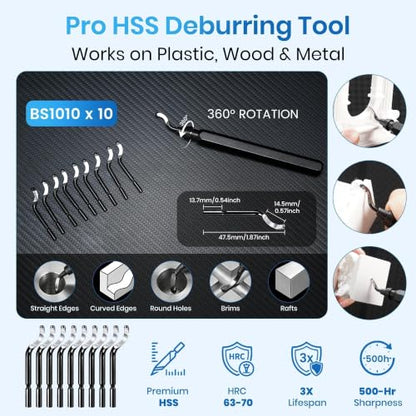142Pcs 3D Printer Tools Kit with 4-Layer Slotted Case, 3D Printer Accessories - Cordless Rotary Tool, Heat Gun, PTFE Nozzle Anti-Stick, Deburring Tool for Bambu Lab, Flashforge, Ender 3, Anycubic