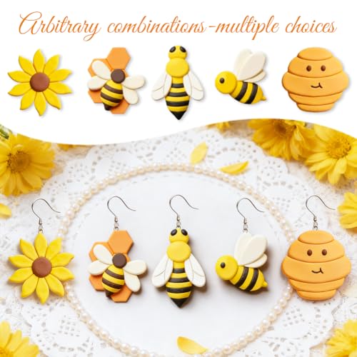 ORIGACH 17 PCS Bee Polymer Clay Cutters Set - style: Bee