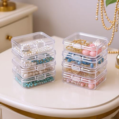 96 Pack Rectangular Clear Plastic Storage Containers - size: Mixed Sizes