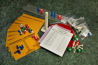 Hands-On Equations® Class Set for Teacher and 20 Students. Includes The Teacher Demonstration Balance Scale & Game Pieces and 20 Sets of Student manipulatives. Grade 3 and up. - size: Set for 20 Students