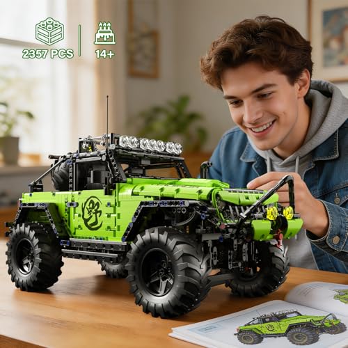 RC Off-Road Vehicle Build kit 1:8 Model Car Building Block Set - color: Style2