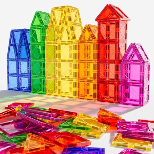 Magnetic Tiles Building Blocks for 3 4 5 6 7 8+ Years Old Boys Girls - style: Magnetic Tiles