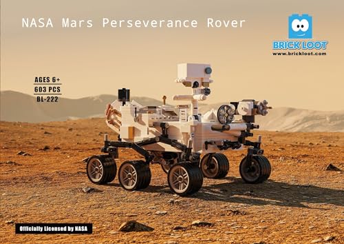 Brick Loot Mars Rover Building Set - Space Exploration Model (603 Pieces)