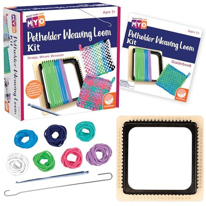 MindWare Make Your Own Potholder Weaving Loom Kit - Ages 8 and Up