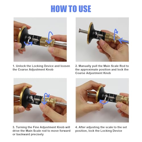 Wheel Marking Gauge, Dovetail Jig Brass Wood Scribe Tool Kit, 2 in 1 Marking Gauge Woodworking, Woodworking Scribe Tool, Scribing Tools for Wood, Dovetail Guide, 2 Extra Cutters & Bolts