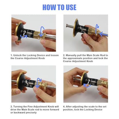 Wheel Marking Gauge, Dovetail Jig Brass Wood Scribe Tool Kit, 2 in 1 Marking Gauge Woodworking, Woodworking Scribe Tool, Scribing Tools for Wood, Dovetail Guide, 2 Extra Cutters & Bolts
