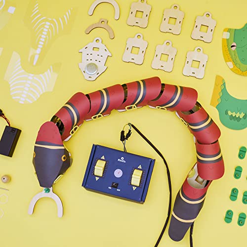 KiwiCo Remote Control Snake Robot - DIY Robotics Building Kit for Ages 9+