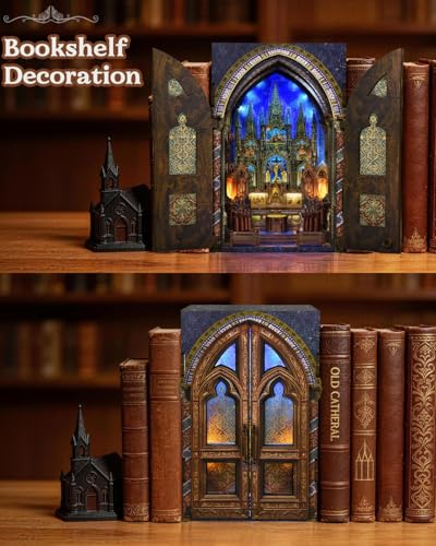 MiniCity Notre-Dame Basilica Book Nook Kit, DIY Miniature House for Adults - color: Duomo Di Mliano