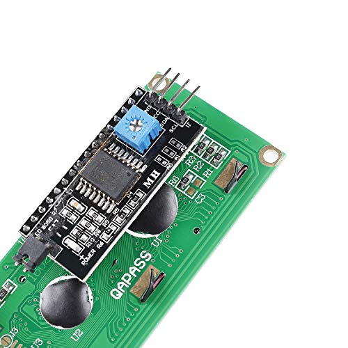 SunFounder IIC/I2C/TWI LCD1602 Display Module Compatible with Arduino and Raspberry Pi - color: 16x2 I2C LCD