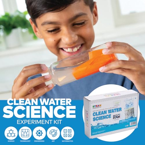 Fun Express STEAM Water Science Kit - Discover & Explore Water Purification with Engaging Experiments for Kids