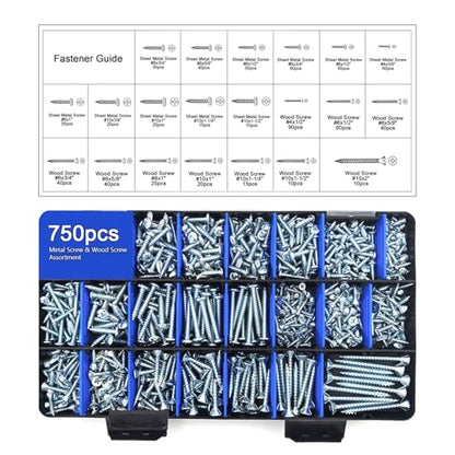 2600 Piece Bolt and Nut Hardware Assortment Kit