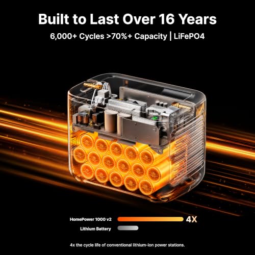 Jackery HomePower 1000 v2 Solar Generator and 200W Solar Panel,1024Wh,1500W - style: HP1000v2+200W
