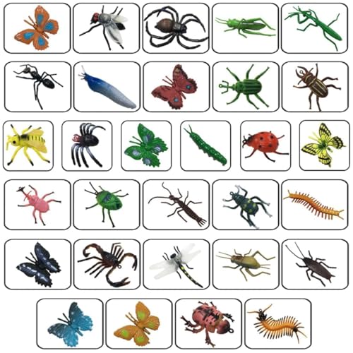 Fake Plastic Bug Insects Toys for Kids/Toddlers, Halloween Party Favors