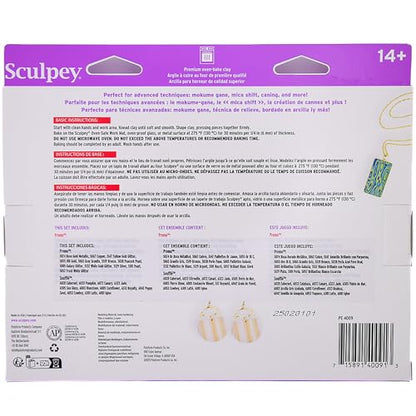Sculpey: Multipack - Premo + Souffle - 24 Unique Color-Glitter Bars, Sampler Pack, Non-Toxic, Sculpt-Model Projects, Adult Arts-Crafts Supplies - style: Premo + Souffle